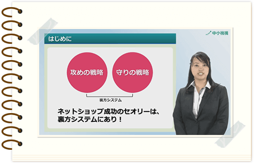 2016/04/01　中小機構のEC講座「ebizアカデミー」講師として出演。